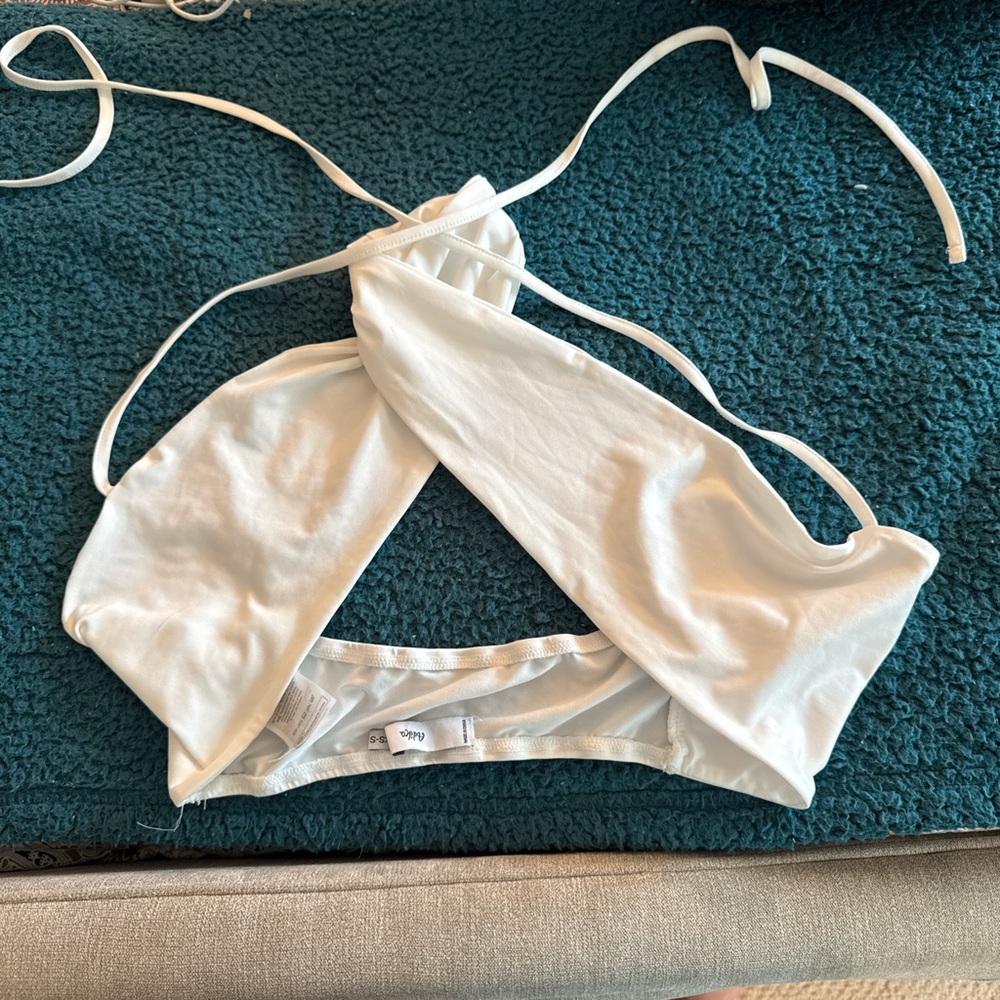 Chic Ivory Halter Bralette